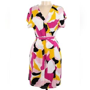 NWT Nine West White Wrap Dress Knee-Length